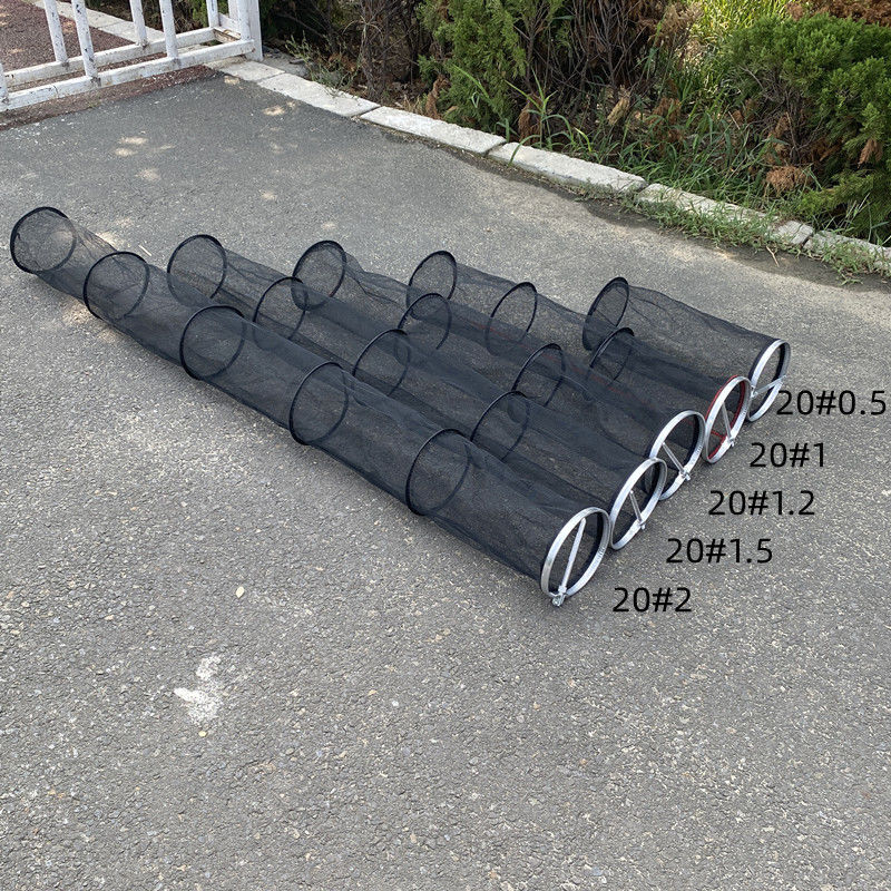 20 cm diameter (aluminium alloy intubation) (1.2 m long) 2 mm mesh eyes